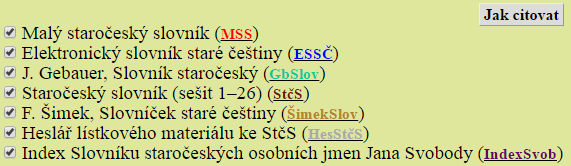Vokabulář webový